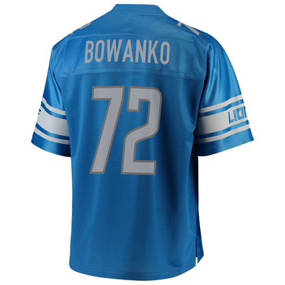 Detroit Lions Luke Bowanko Pro Line Big & Tall Blue Football Jersey product image