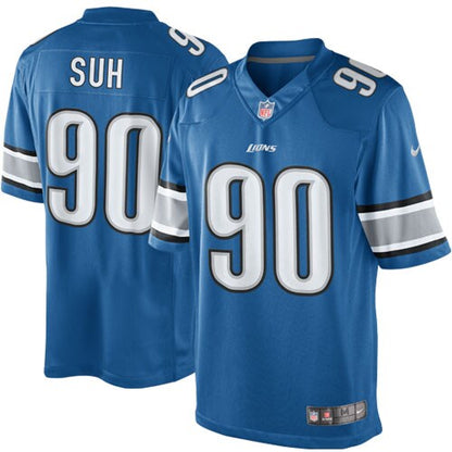 DET NL Blue Team Color Limited Jersey rtj football 1124