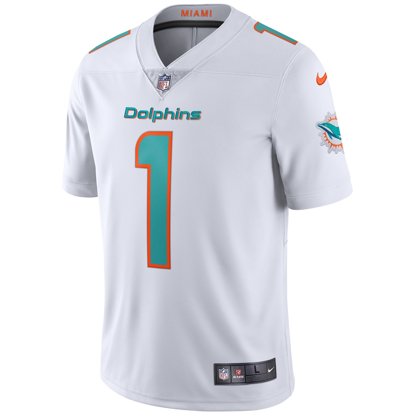 Miami Dolphins Tua Tagovailoa Limited White Football Jersey product image
