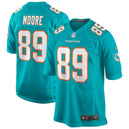 Miami Dolphins Nat Moore Game Aqua Football Jersey product image