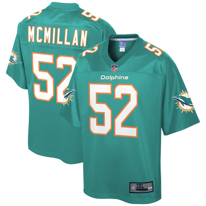 Miami Dolphins Raekwon Mcmillan Pro Line Big & Tall Aqua Football Jersey product image