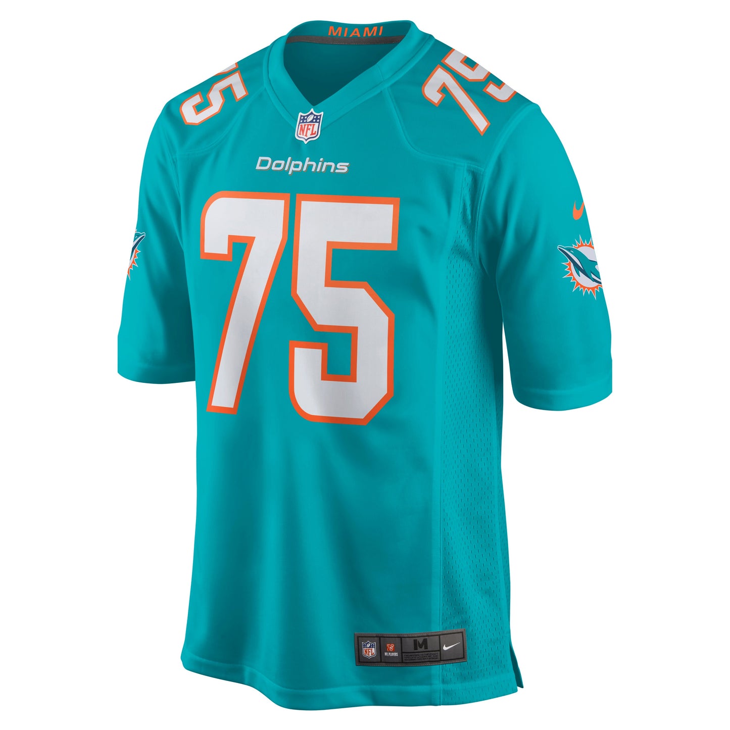 Miami Dolphins Ereck Flowers Game Aqua Football Jersey product image