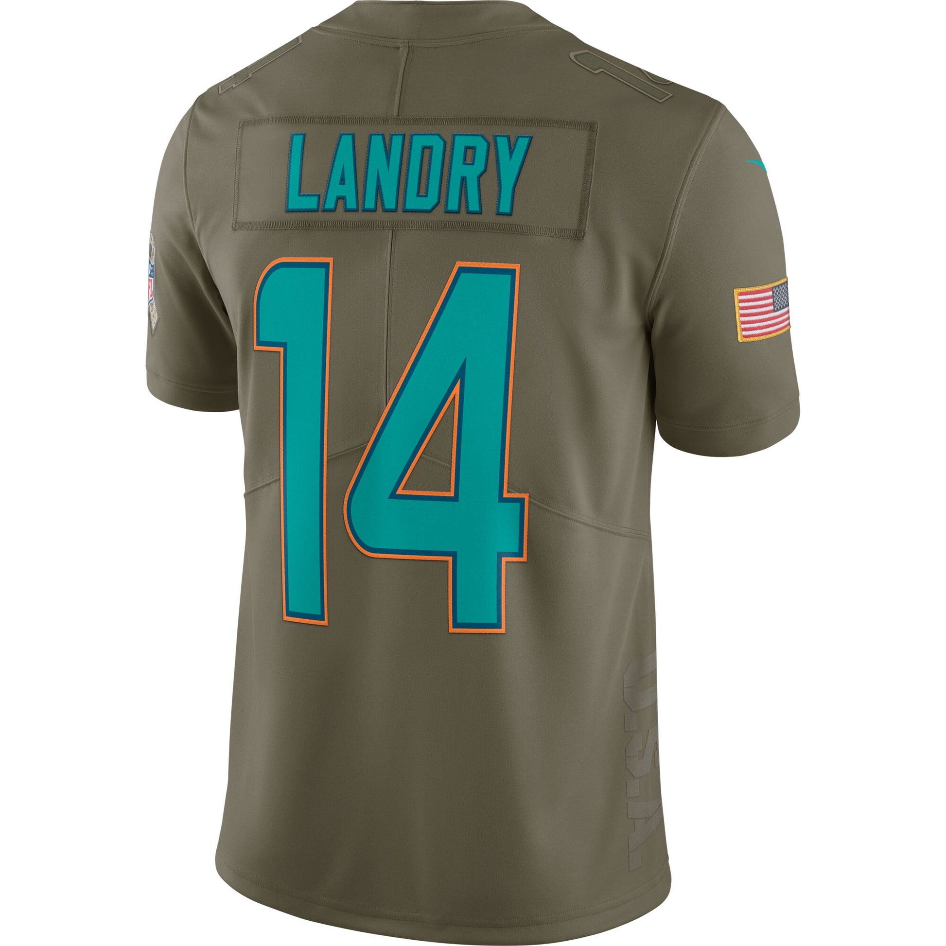 Miami Dolphins Jarvis Landry Limited Salute To Service Olive Football Jersey product image