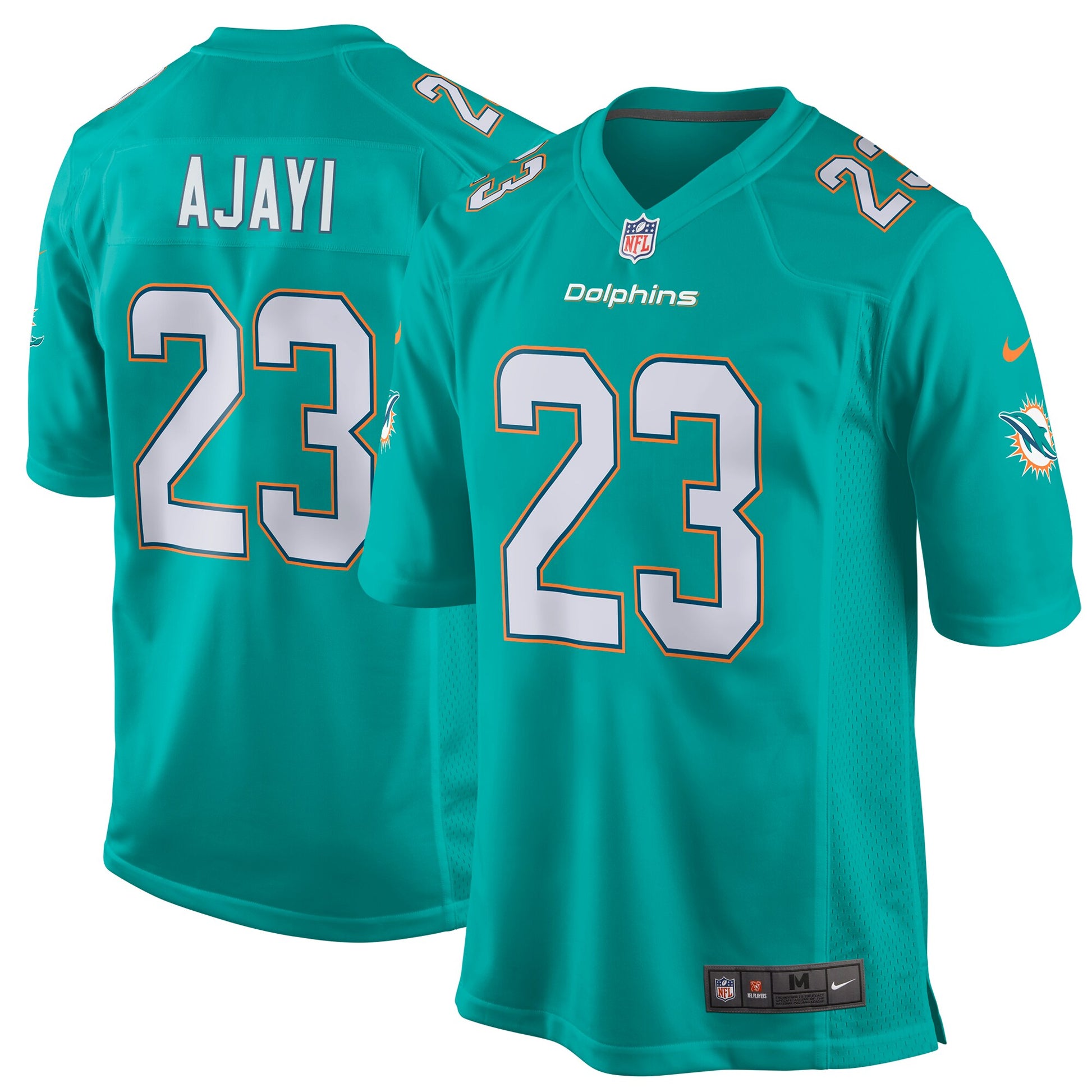 Miami Dolphins Jay Ajayi Game Aqua Football Jersey product image