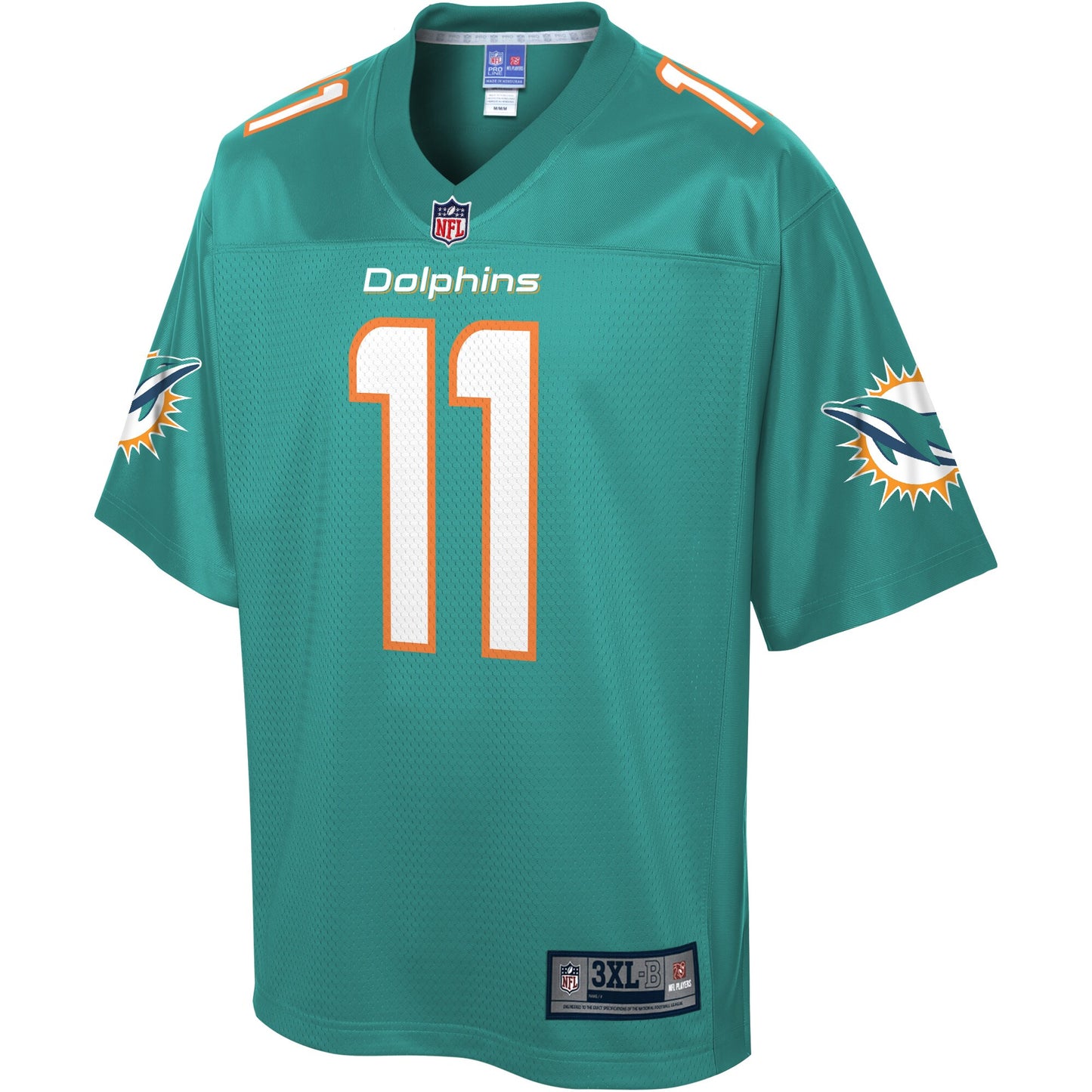 Miami Dolphins Devante Parker Pro Line Big & Tall Aqua Football Jersey product image