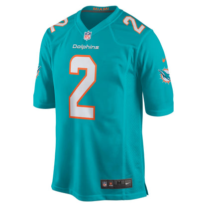 Miami Dolphins Matt Haack Game Aqua Football Jersey product image