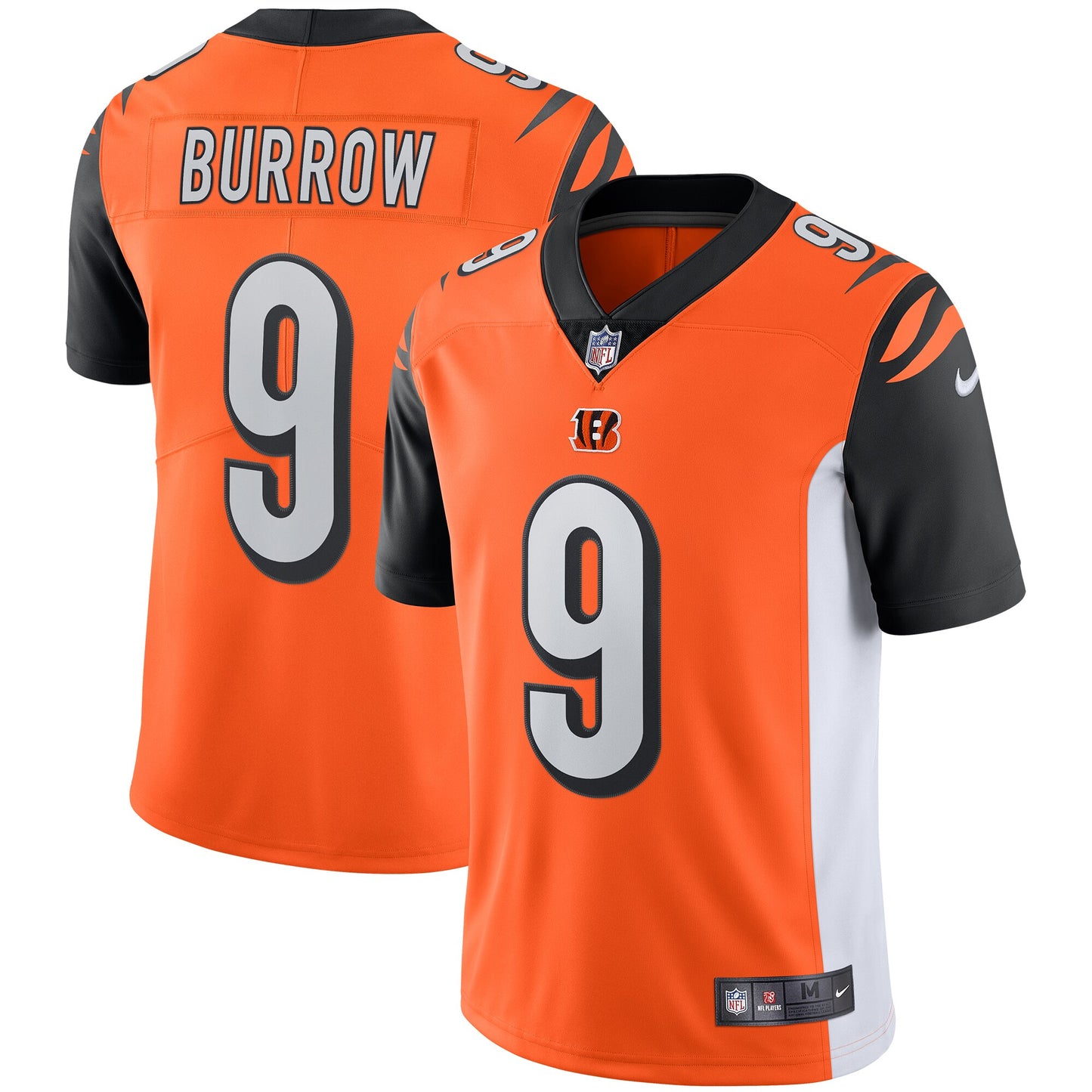 Cincinnati Bengals Joe Burrow Limited Orange Football Jersey product image