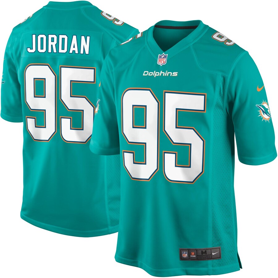 Miami Dolphins Dion Jordan Game Aqua Football Jersey product image