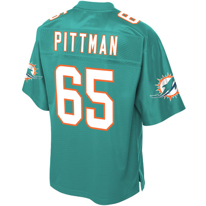 Miami Dolphins Jamiyus Pittman Pro Line Big & Tall Aqua Football Jersey product image