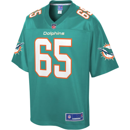 Miami Dolphins Jamiyus Pittman Pro Line Big & Tall Aqua Football Jersey product image