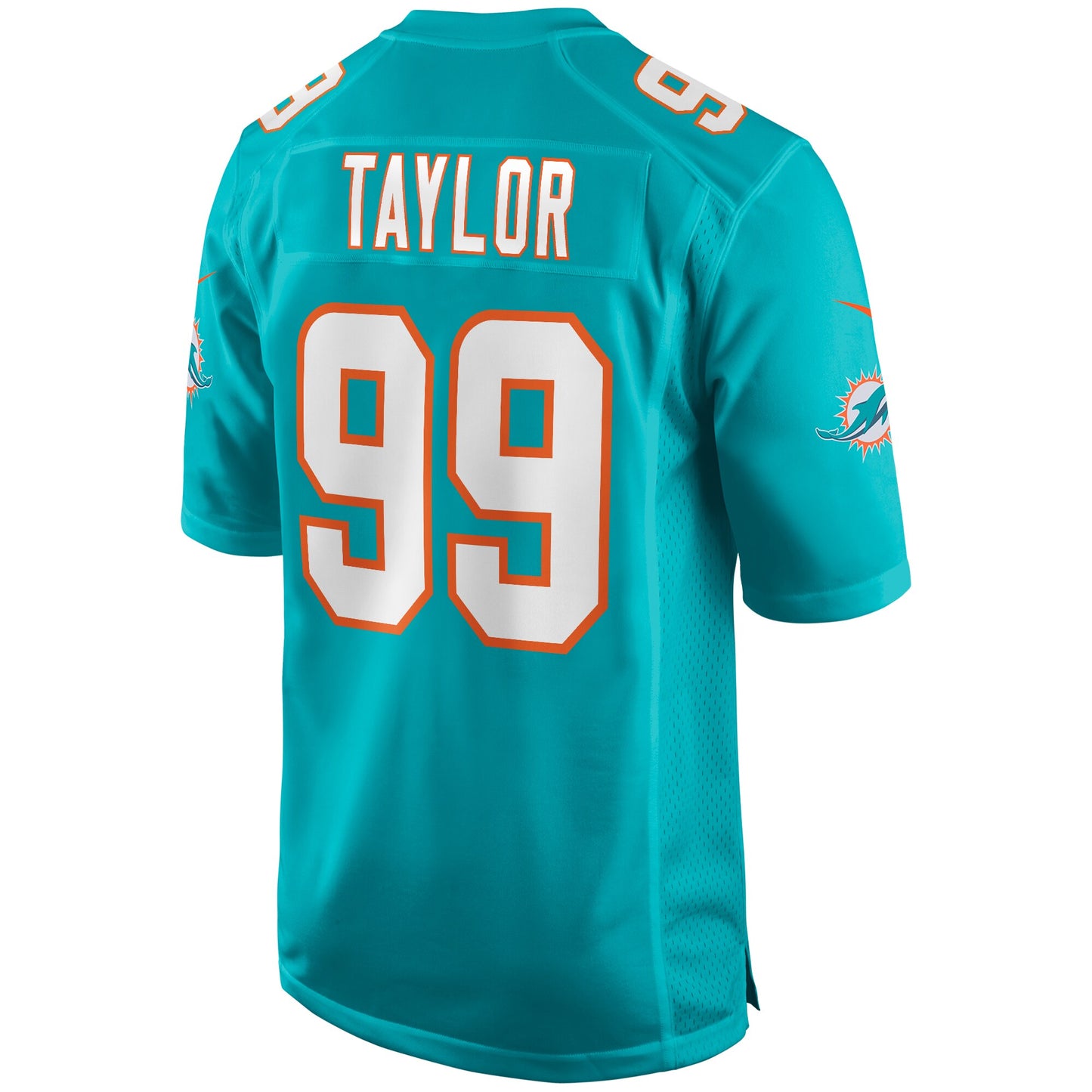 Miami Dolphins Jason Taylor Game Aqua Football Jersey product image