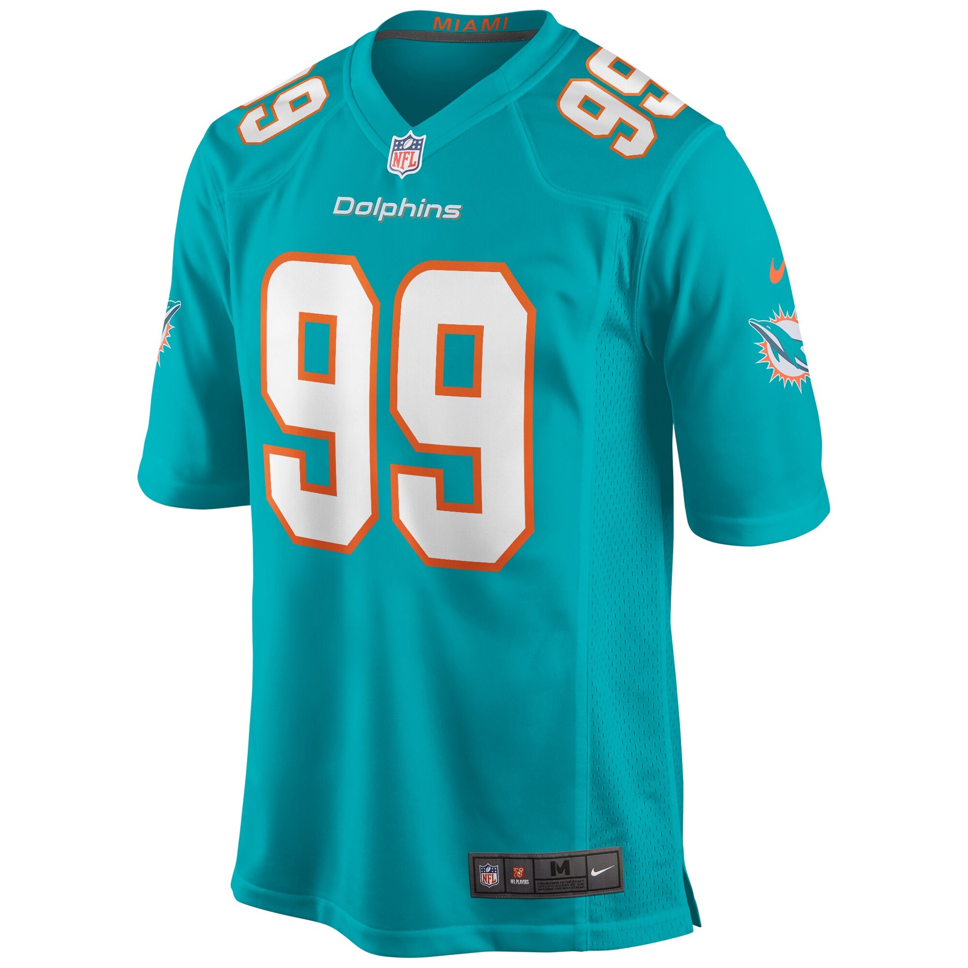 Miami Dolphins Jason Taylor Game Aqua Football Jersey product image