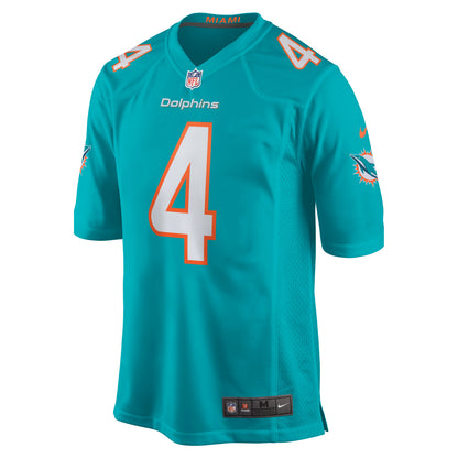 Miami Dolphins Jonathan Ledbetter Team Game Aqua Football Jersey product image