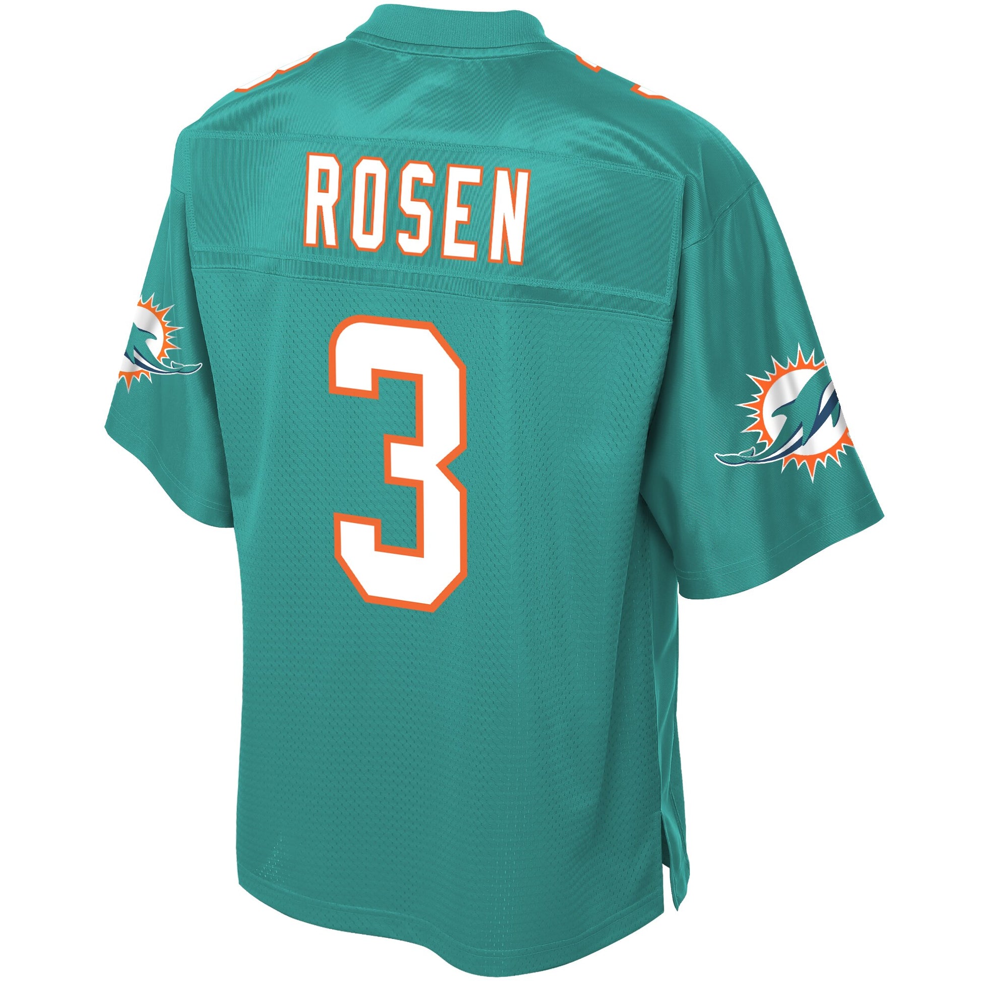 Miami Dolphins Josh Rosen Pro Line Big & Tall Aqua Football Jersey product image
