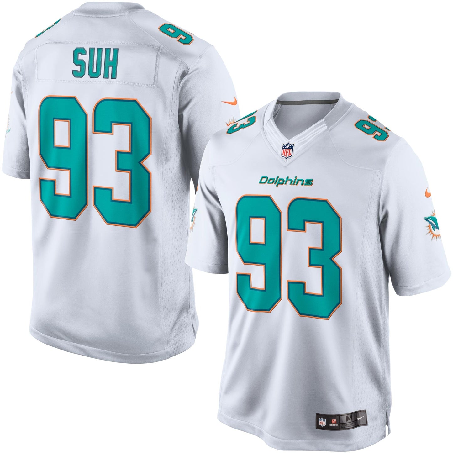 Miami Dolphins Ndamukong Suh Limited White Football Jersey product image