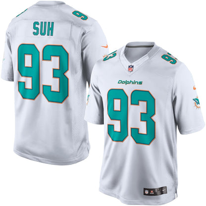 Miami Dolphins Ndamukong Suh Limited White Football Jersey product image