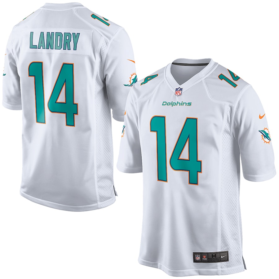 Miami Dolphins Jarvis Landry Game White Football Jersey product image