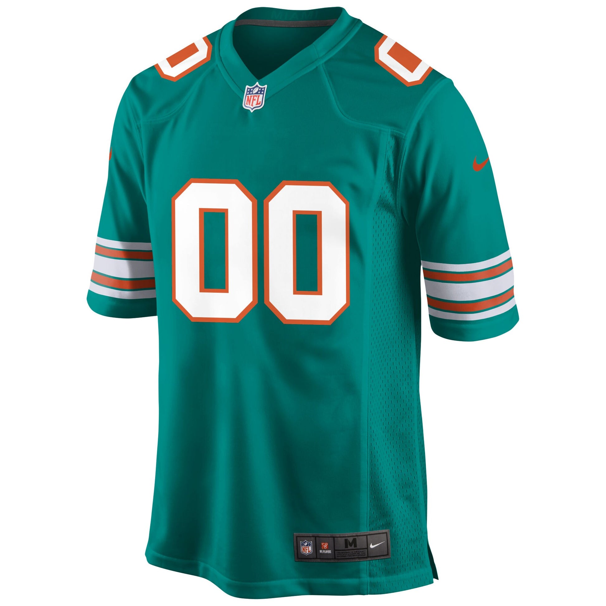 Miami Dolphins Aqua Custom Alternate Game Aqua Football Jersey product image