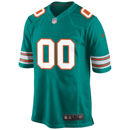 Miami Dolphins Aqua Custom Alternate Game Aqua Football Jersey product image