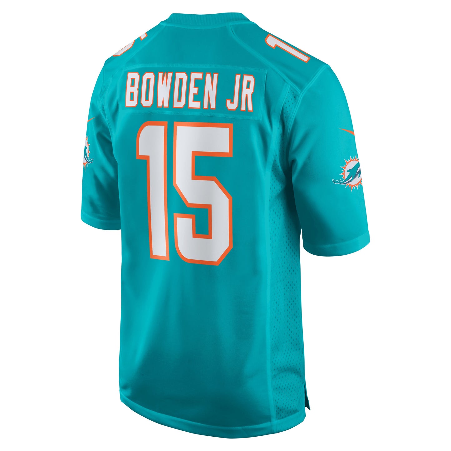 Miami Dolphins Lynn Bowden Jr. Team Game Aqua Football Jersey product image