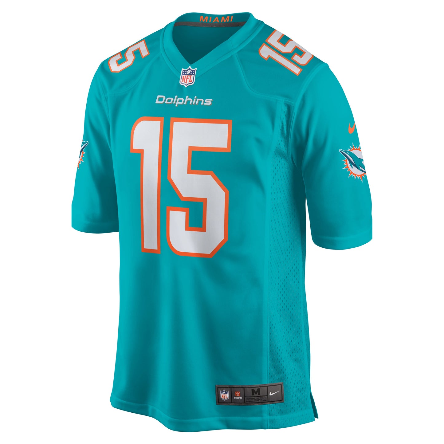Miami Dolphins Lynn Bowden Jr. Team Game Aqua Football Jersey product image