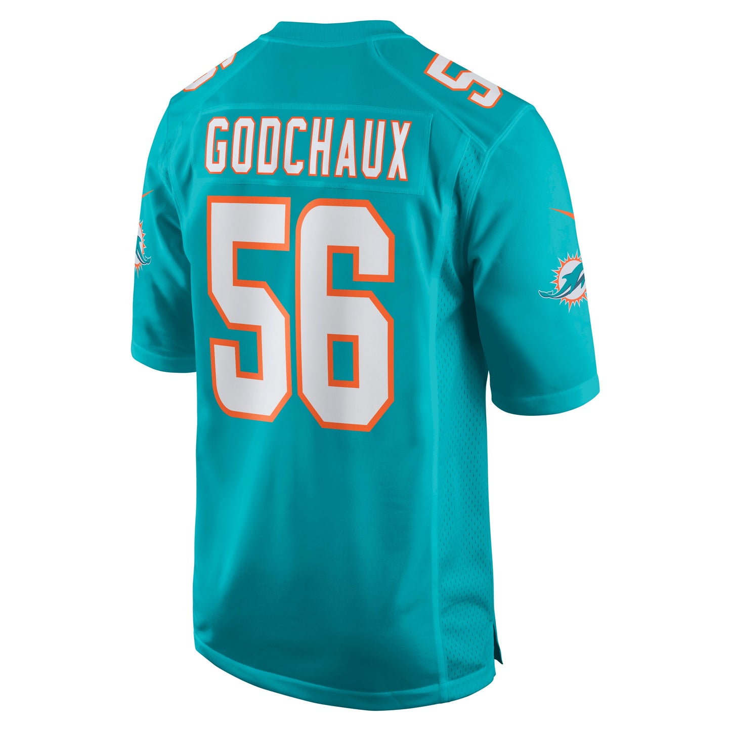 Miami Dolphins Davon Godchaux Game Aqua Football Jersey product image