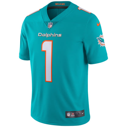 Miami Dolphins Tua Tagovailoa Limited Aqua Football Jersey product image