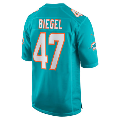Miami Dolphins Vince Biegel Game Aqua Football Jersey product image