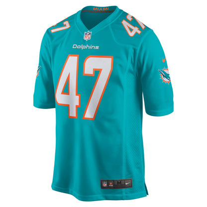 Miami Dolphins Vince Biegel Game Aqua Football Jersey product image