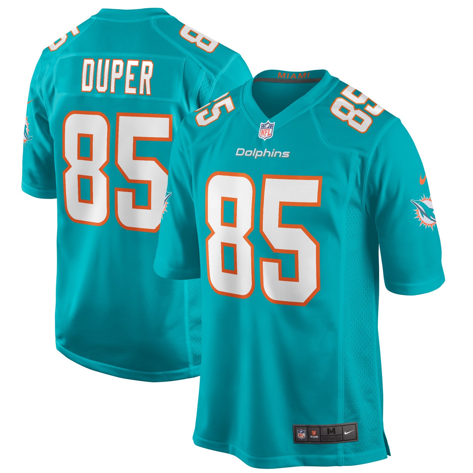 Miami Dolphins Mark Duper Game Aqua Football Jersey product image
