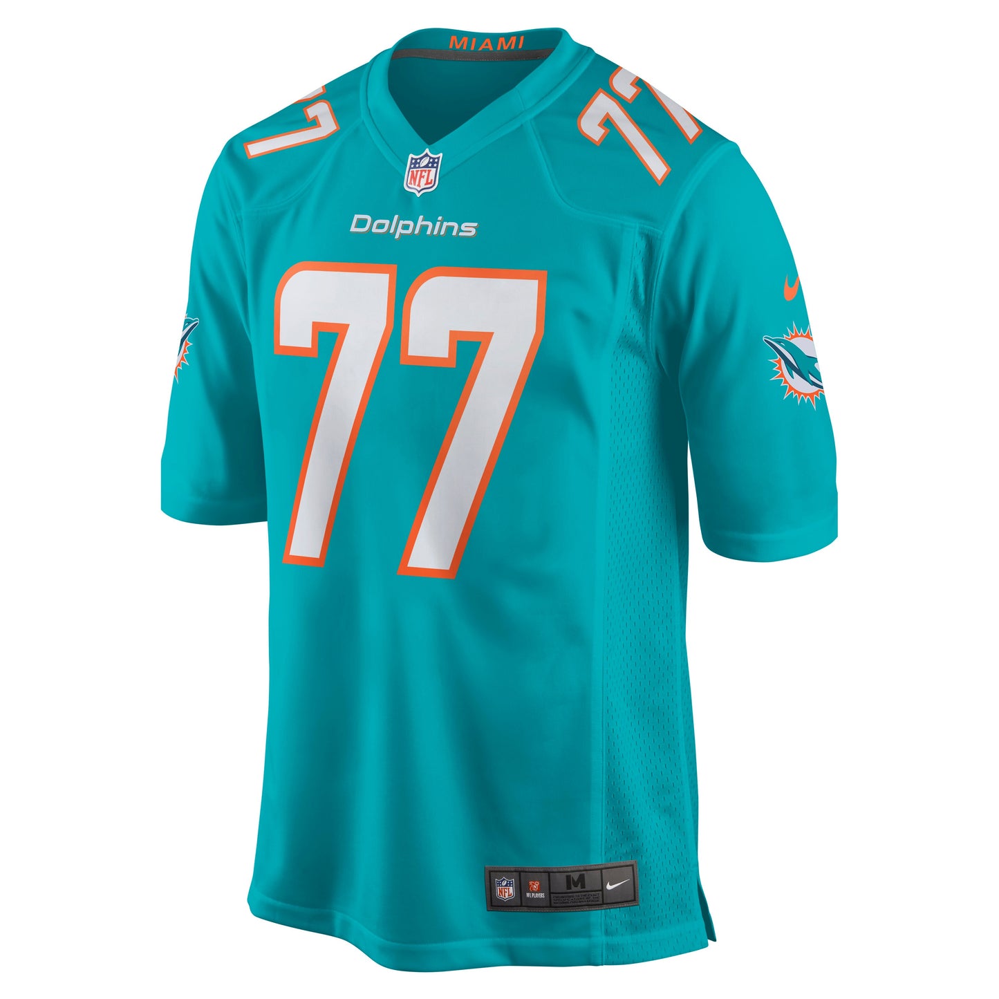 Miami Dolphins Jesse Davis Game Aqua Football Jersey product image