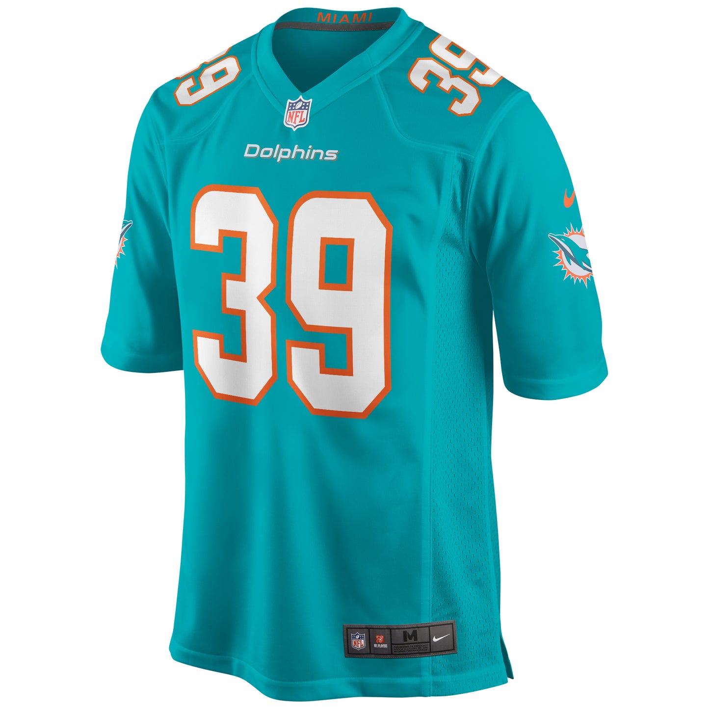 Miami Dolphins Larry Csonka Game Aqua Football Jersey product image