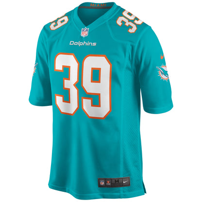 Miami Dolphins Larry Csonka Game Aqua Football Jersey product image