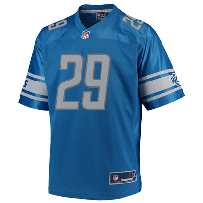 DET RM  Pro Line Blue Team Jersey rtj football 1113