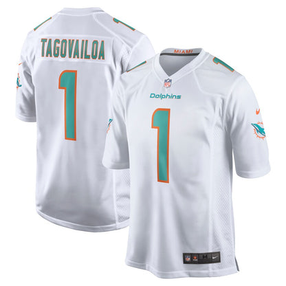 Miami Dolphins Tua Tagovailoa Game White Football Jersey product image