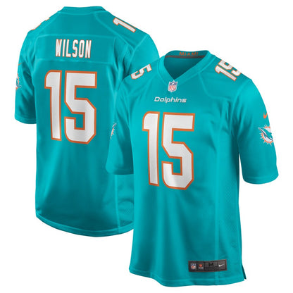Miami Dolphins Albert Wilson Game Aqua Football Jersey product image