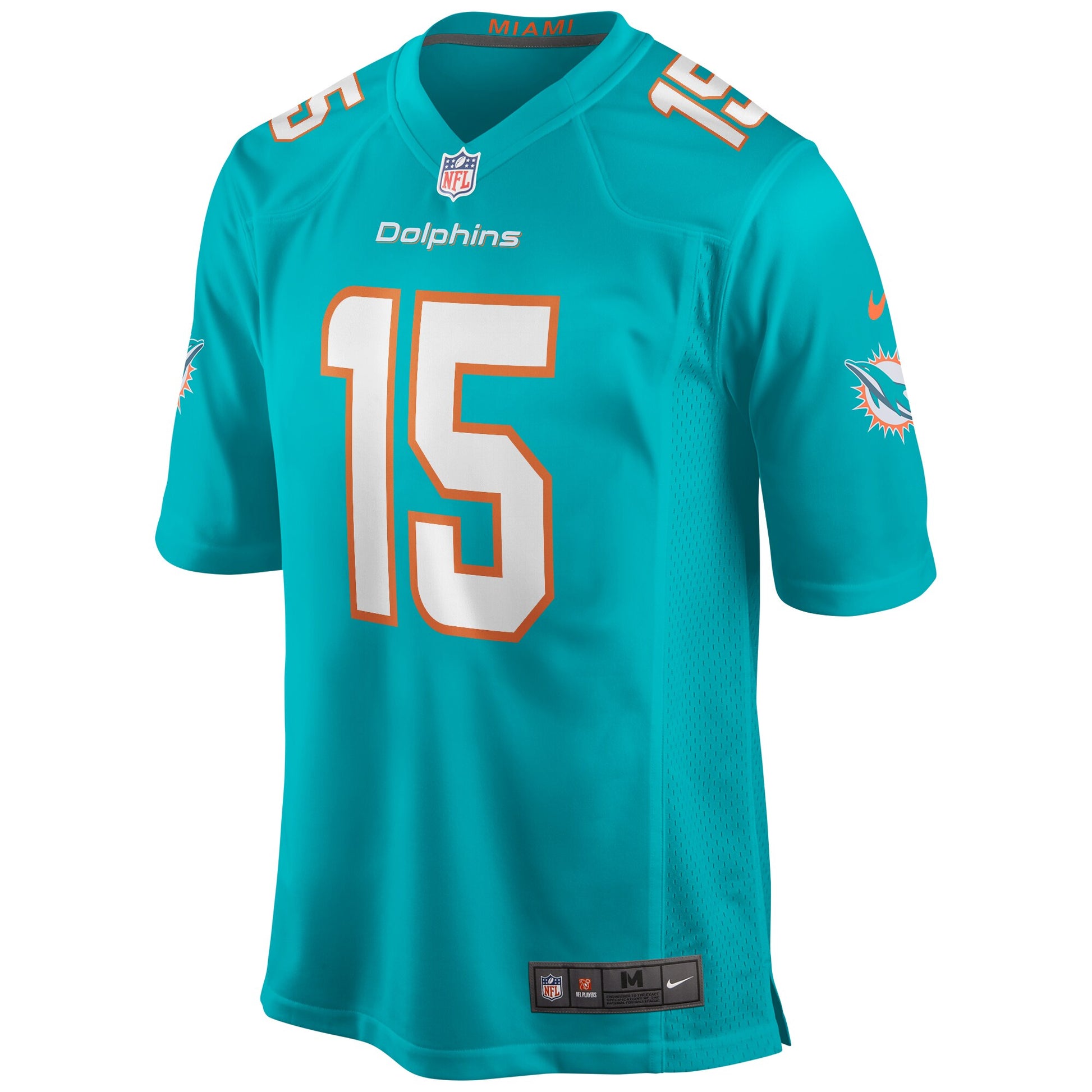 Miami Dolphins Albert Wilson Game Aqua Football Jersey product image