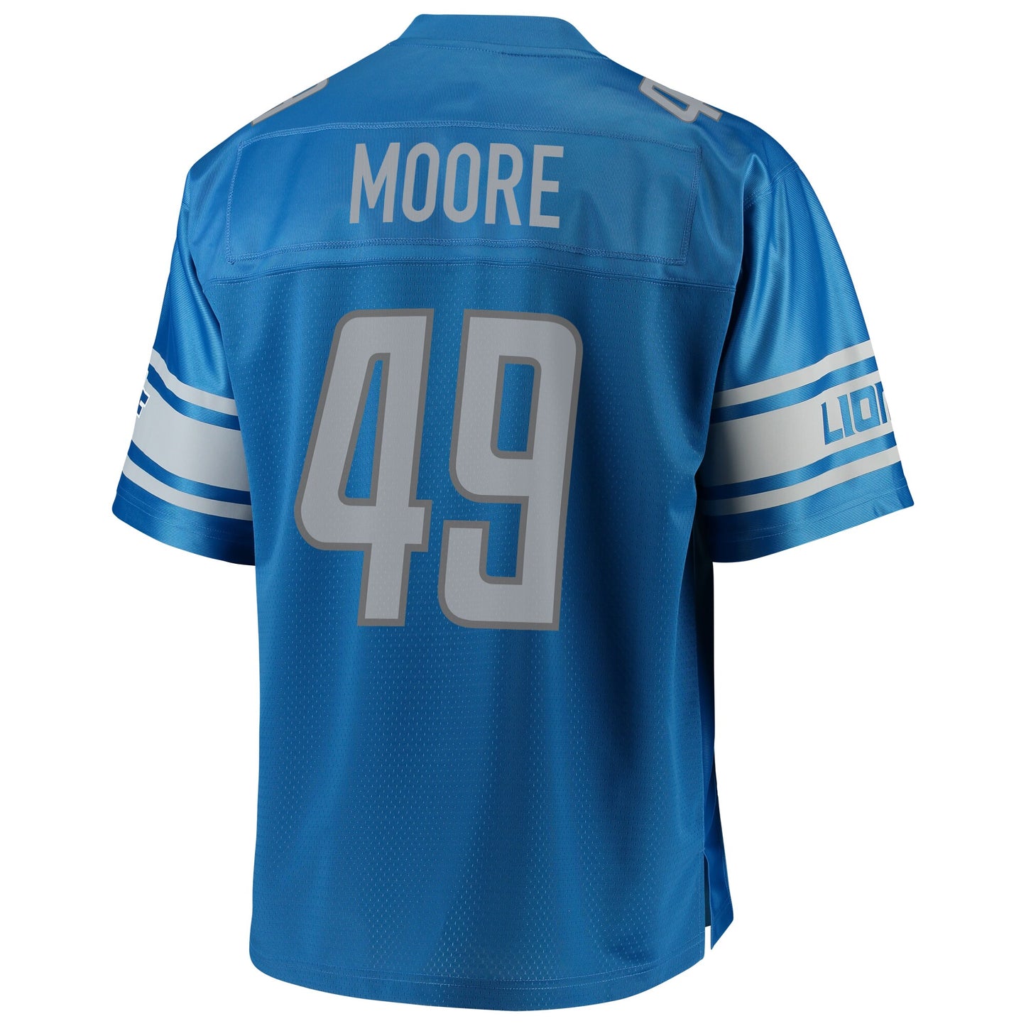 DET CM  Pro Line Blue Big Tall Jersey rtj football 1105