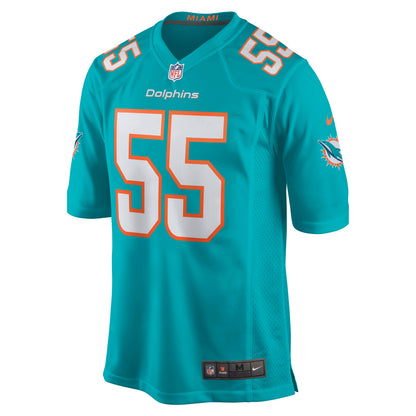Miami Dolphins Jerome Baker Game Aqua Football Jersey product image