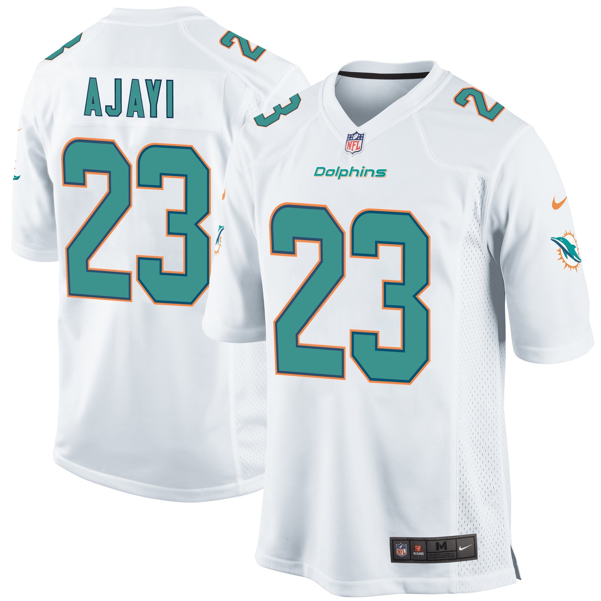 Miami Dolphins Jay Ajayi Game White Football Jersey product image