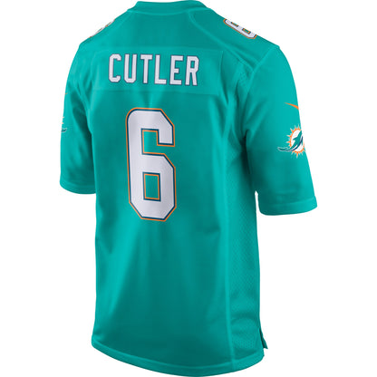 Miami Dolphins Jay Cutler Game Aqua Football Jersey product image