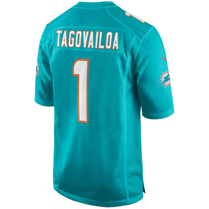 Miami Dolphins Tua Tagovailoa Game Aqua Football Jersey product image
