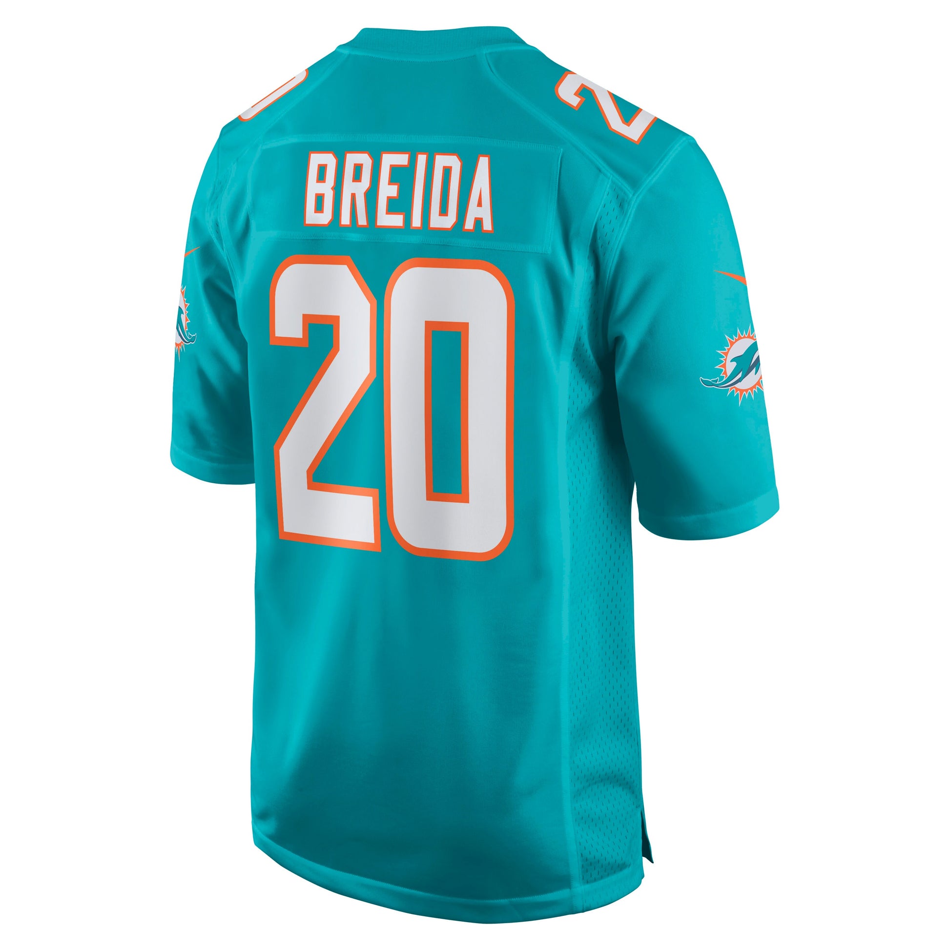 Miami Dolphins Matt Breida Game Aqua Football Jersey product image