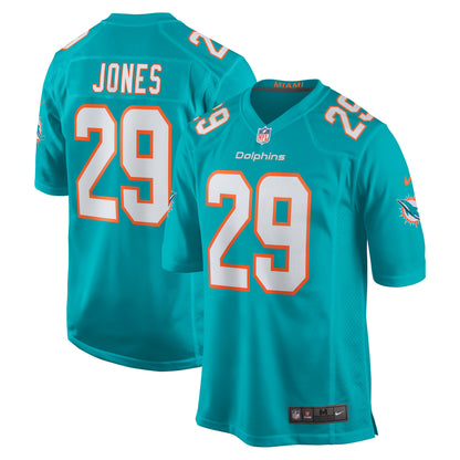 Miami Dolphins Brandon Jones Team Game Aqua Football Jersey product image