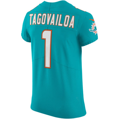Miami Dolphins Tua Tagovailoa Aqua Football Jersey product image