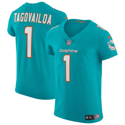 Miami Dolphins Tua Tagovailoa Aqua Football Jersey product image