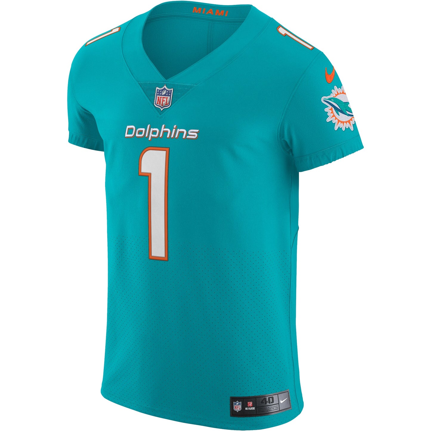 Miami Dolphins Tua Tagovailoa Aqua Football Jersey product image