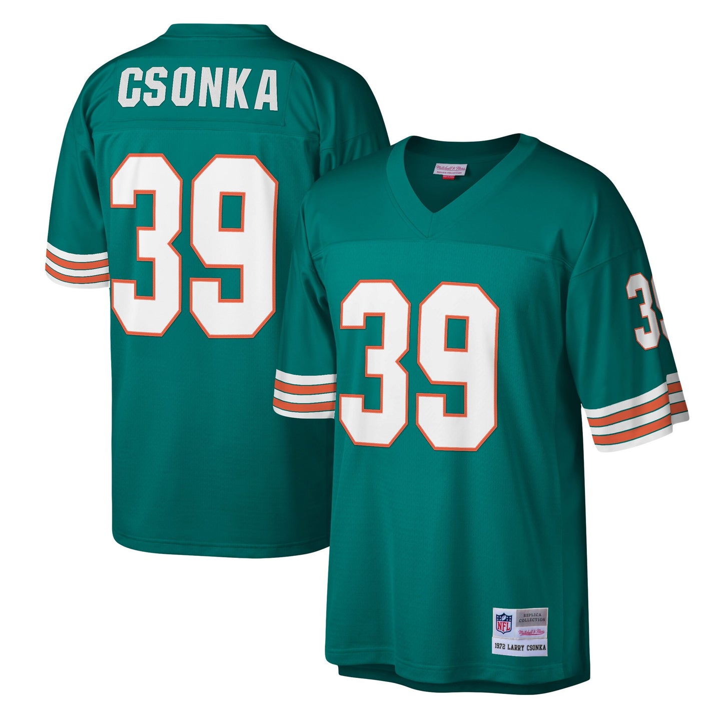 Miami Dolphins Larry Csonka Legacy Aqua Football Jersey product image