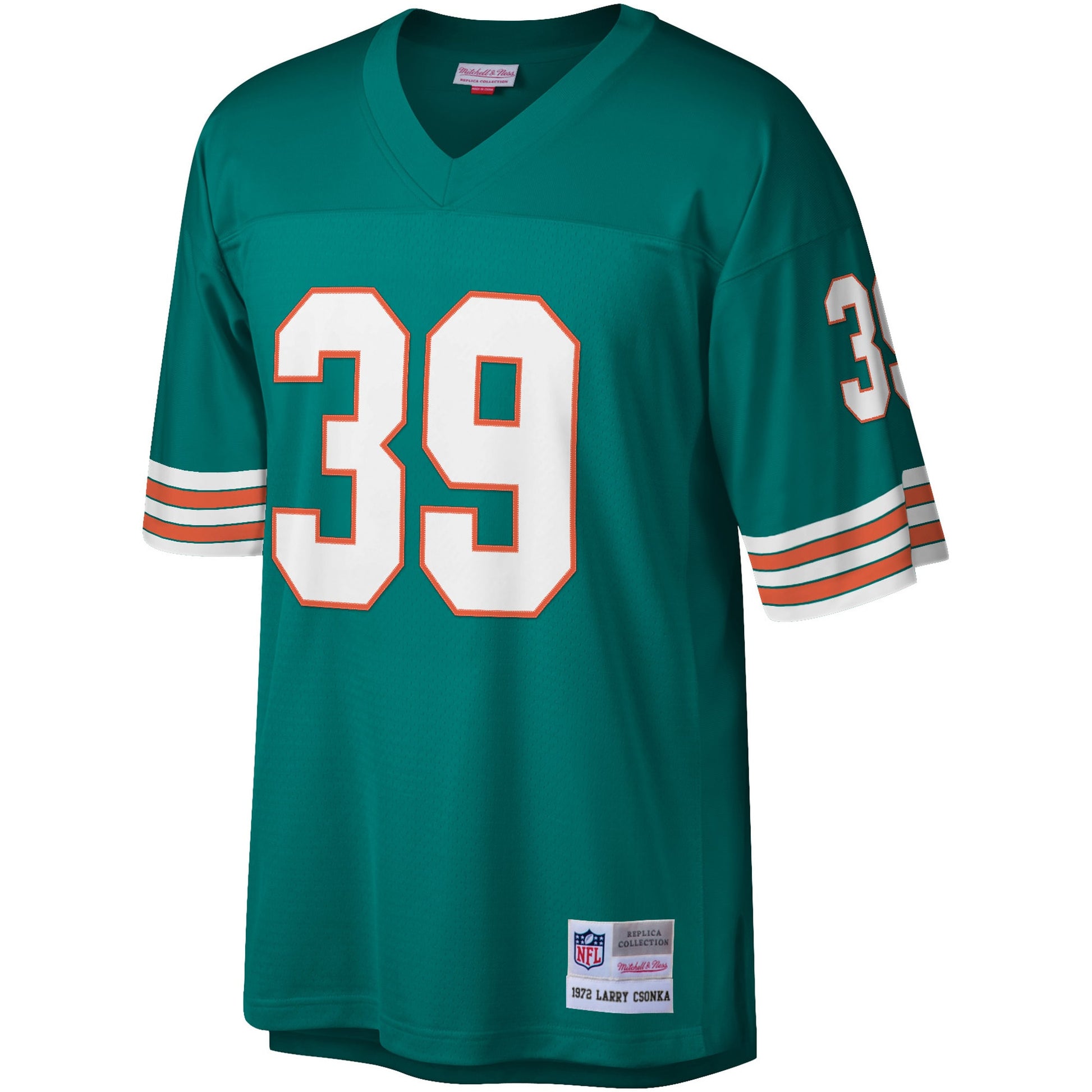 Miami Dolphins Larry Csonka Legacy Aqua Football Jersey product image