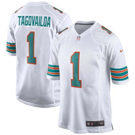 Miami Dolphins Tua Tagovailoa Alternate Game White Football Jersey product image